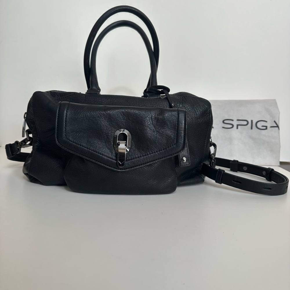 Via Spiga Satchel Duffle Genuine Italian Leather. Excellent condition. Crossbody